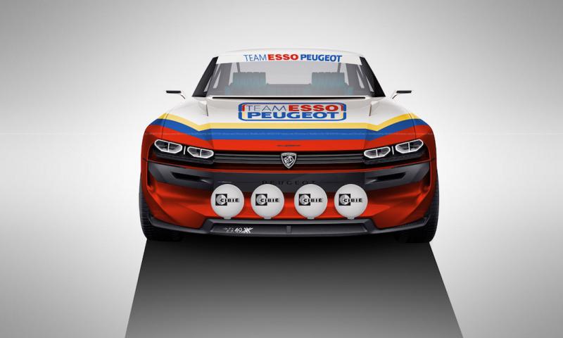  - Peugeot e-Legend | les photos des concepts Rallye et gendarmerie nationale par Aksyonov Nikita